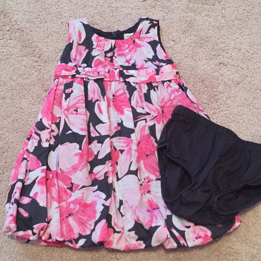 Pink and black Old Navy dress